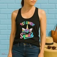 1st Grade Unicorn Squad Women's Tank Top thumb 2