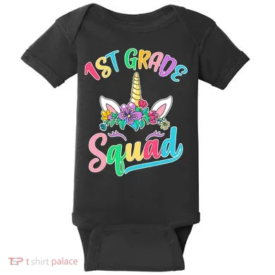 1st Grade Unicorn Squad Baby Bodysuit