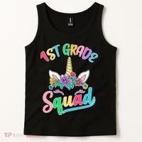 1st Grade Unicorn Squad Tank Top thumb 2