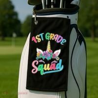 1st Grade Unicorn Squad Golf Towel thumb 2