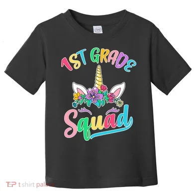 1st Grade Unicorn Squad Toddler T-Shirt