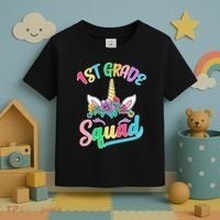 1st Grade Unicorn Squad Toddler T-Shirt thumb 3