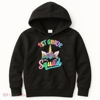1st Grade Unicorn Squad Kids Hoodie thumb 0