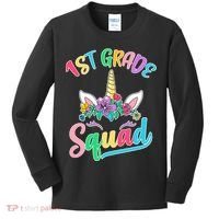 1st Grade Unicorn Squad Kids Long Sleeve Shirt thumb 0