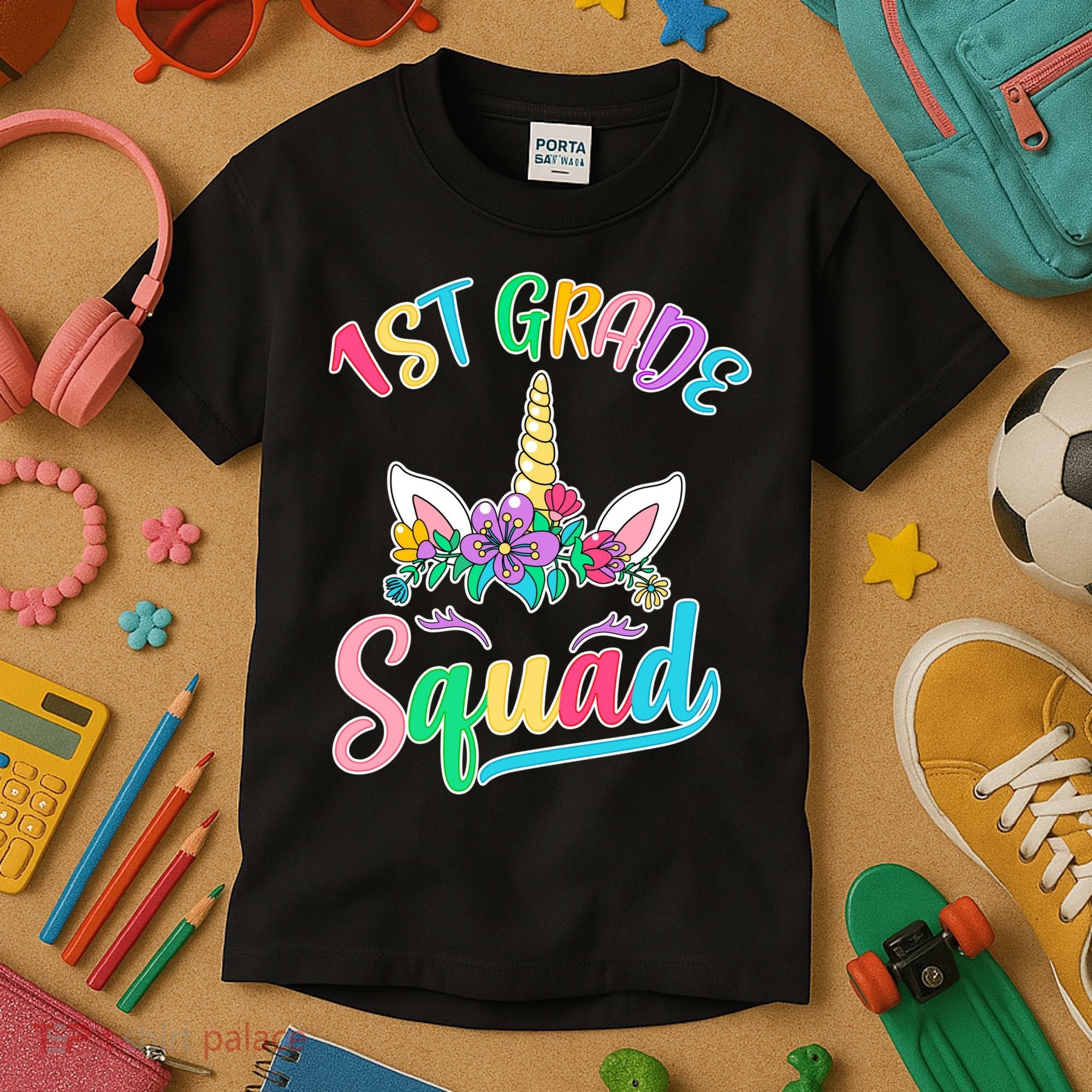 1st Grade Unicorn Squad Kids T-Shirt