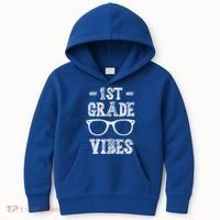 1st Grade Vibes Kids Hoodie thumb 0