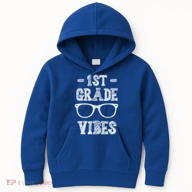 1st Grade Vibes Kids Hoodie
