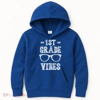 1st Grade Vibes Kids Hoodie thumb 0
