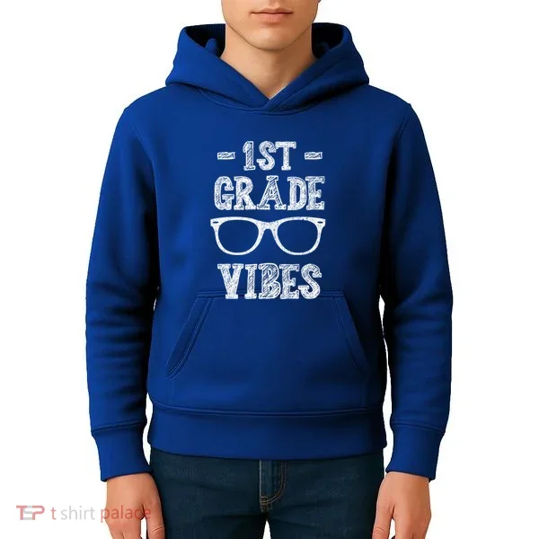 1st Grade Vibes Kids Hoodie