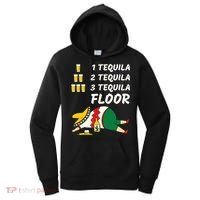 1 Tequila 2 Tequila 3 Tequila Floor Funny Party Drinking Women's Hoodie thumb 0