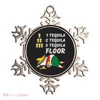1 Tequila 2 Tequila 3 Tequila Floor Funny Party Drinking Ornament thumb 0
