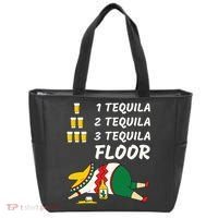 1 Tequila 2 Tequila 3 Tequila Floor Funny Party Drinking Tote Bag thumb 0
