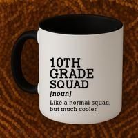 10th Tenth Grade Squad Student Teacher Back To School Gift Coffee Mug thumb 2