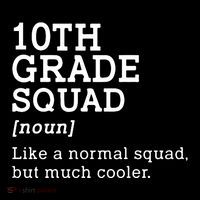10th Tenth Grade Squad Student Teacher Back To School Gift Women's Hoodie thumb 2