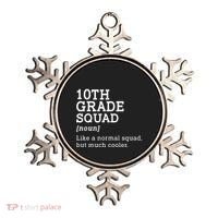 10th Tenth Grade Squad Student Teacher Back To School Gift Ornament thumb 0