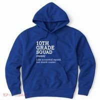 10th Tenth Grade Squad Student Teacher Back To School Gift Hoodie thumb 0