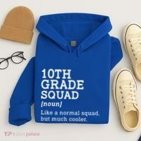 10th Tenth Grade Squad Student Teacher Back To School Gift Hoodie thumb 4
