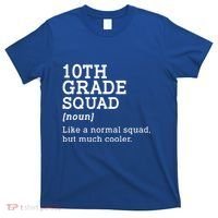 10th Tenth Grade Squad Student Teacher Back To School Gift T-Shirt thumb 0