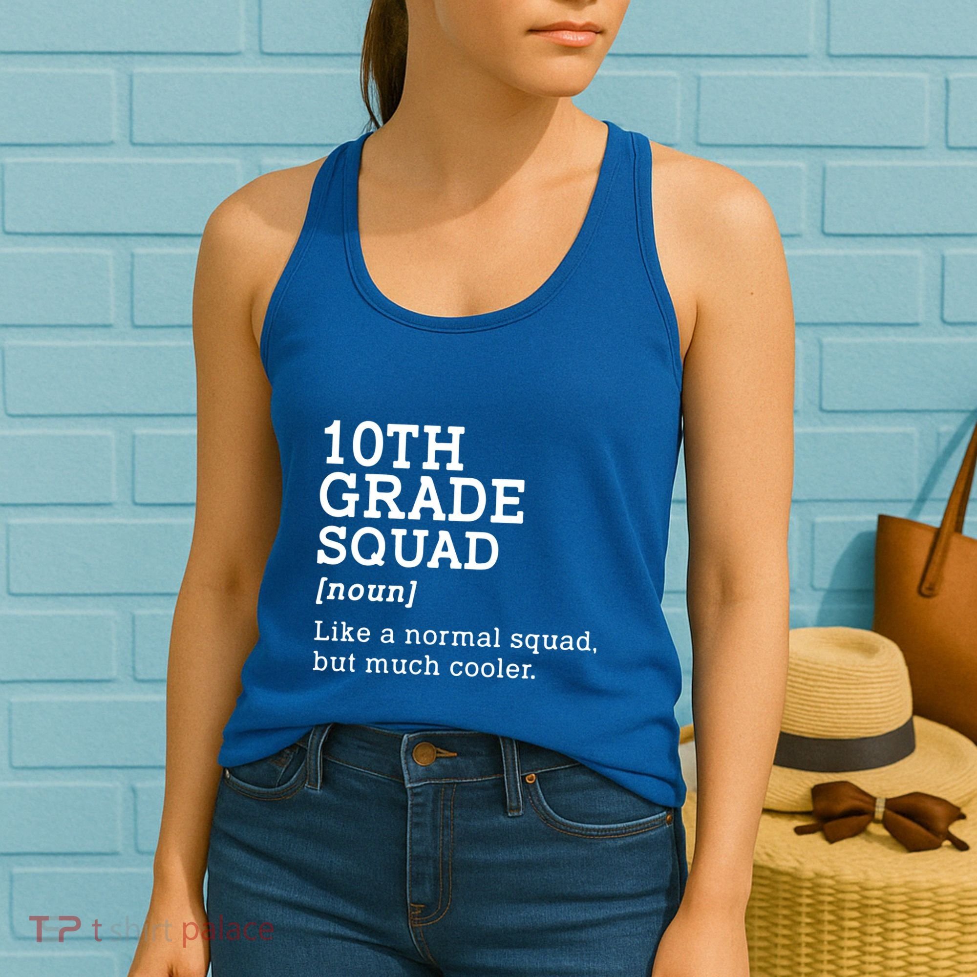 10th Tenth Grade Squad Student Teacher Back To School Gift Women's Tank Top