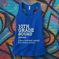 10th Tenth Grade Squad Student Teacher Back To School Gift Women's Tank Top thumb 3