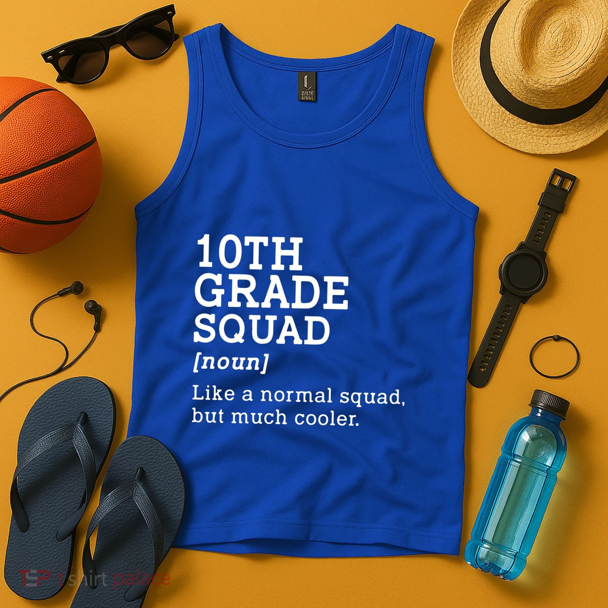 10th Tenth Grade Squad Student Teacher Back To School Gift Tank Top