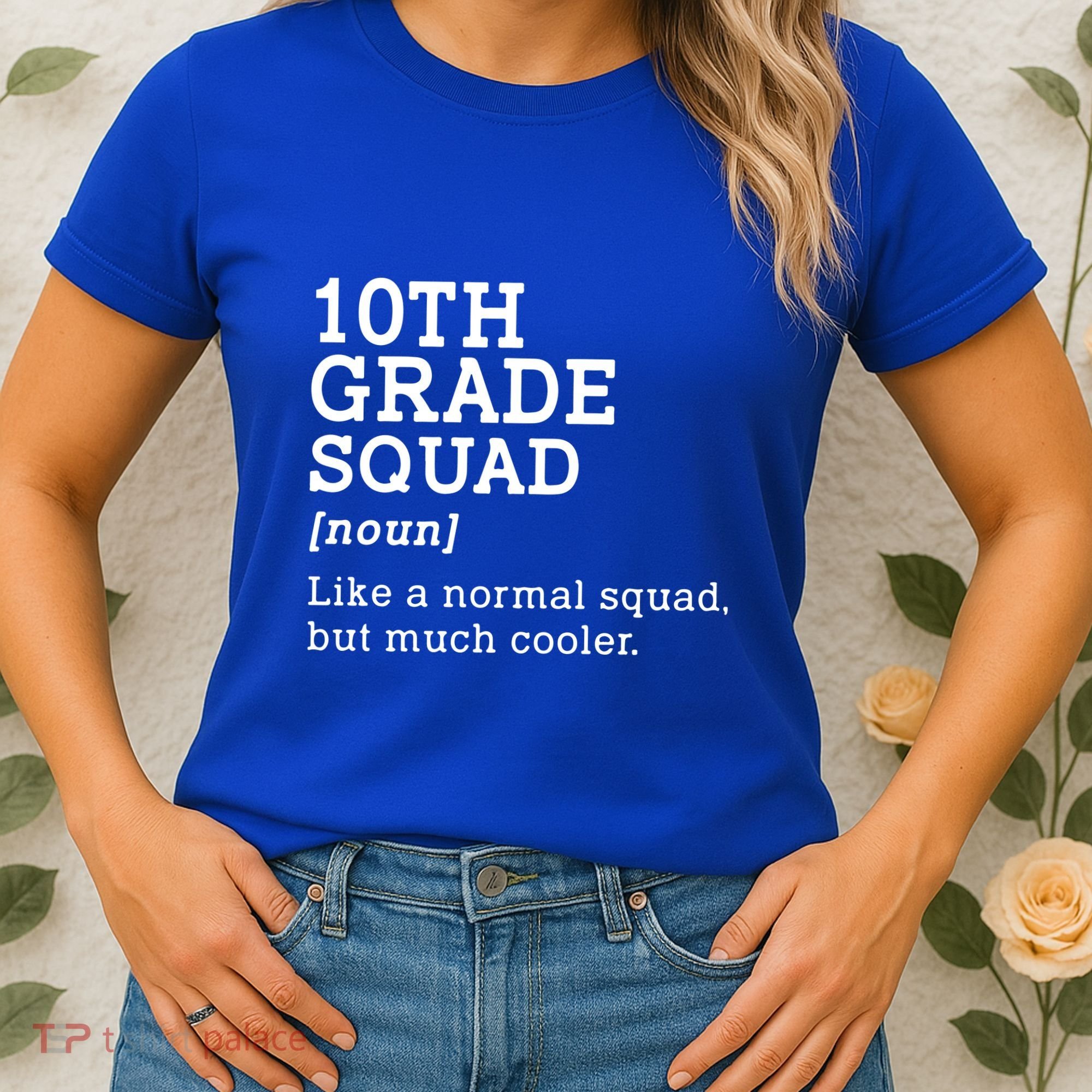 10th Tenth Grade Squad Student Teacher Back To School Gift Women's T-Shirt