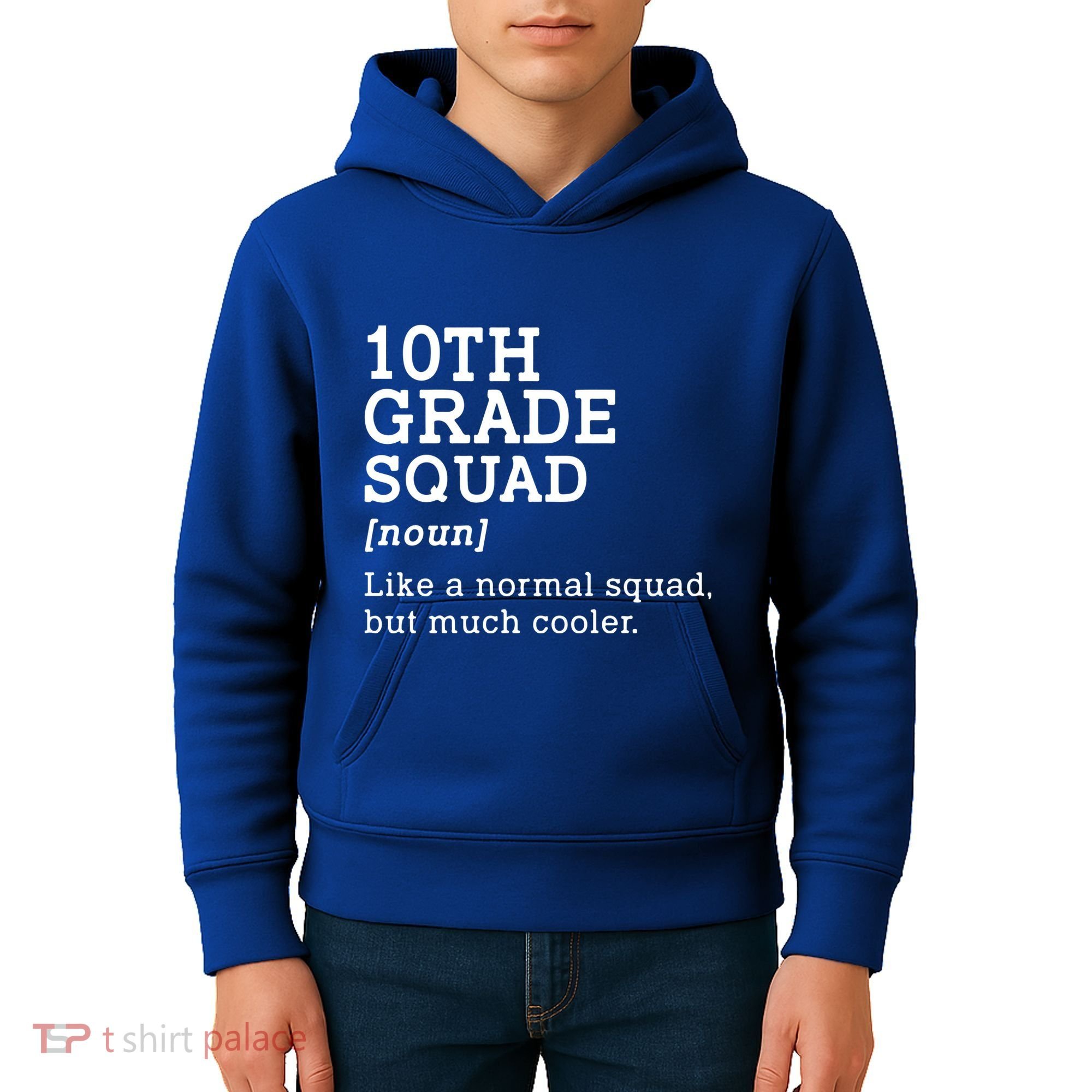 10th Tenth Grade Squad Student Teacher Back To School Gift Kids Hoodie