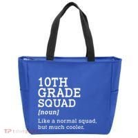 10th Tenth Grade Squad Student Teacher Back To School Gift Tote Bag thumb 0