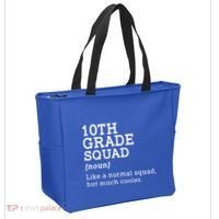 10th Tenth Grade Squad Student Teacher Back To School Gift Tote Bag thumb 2