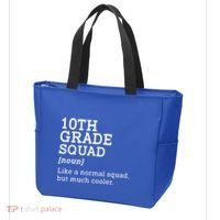 10th Tenth Grade Squad Student Teacher Back To School Gift Tote Bag thumb 3