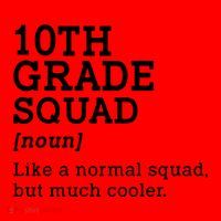 10th Tenth Grade Squad Student Teacher Back To School Gift Santa Hat thumb 1