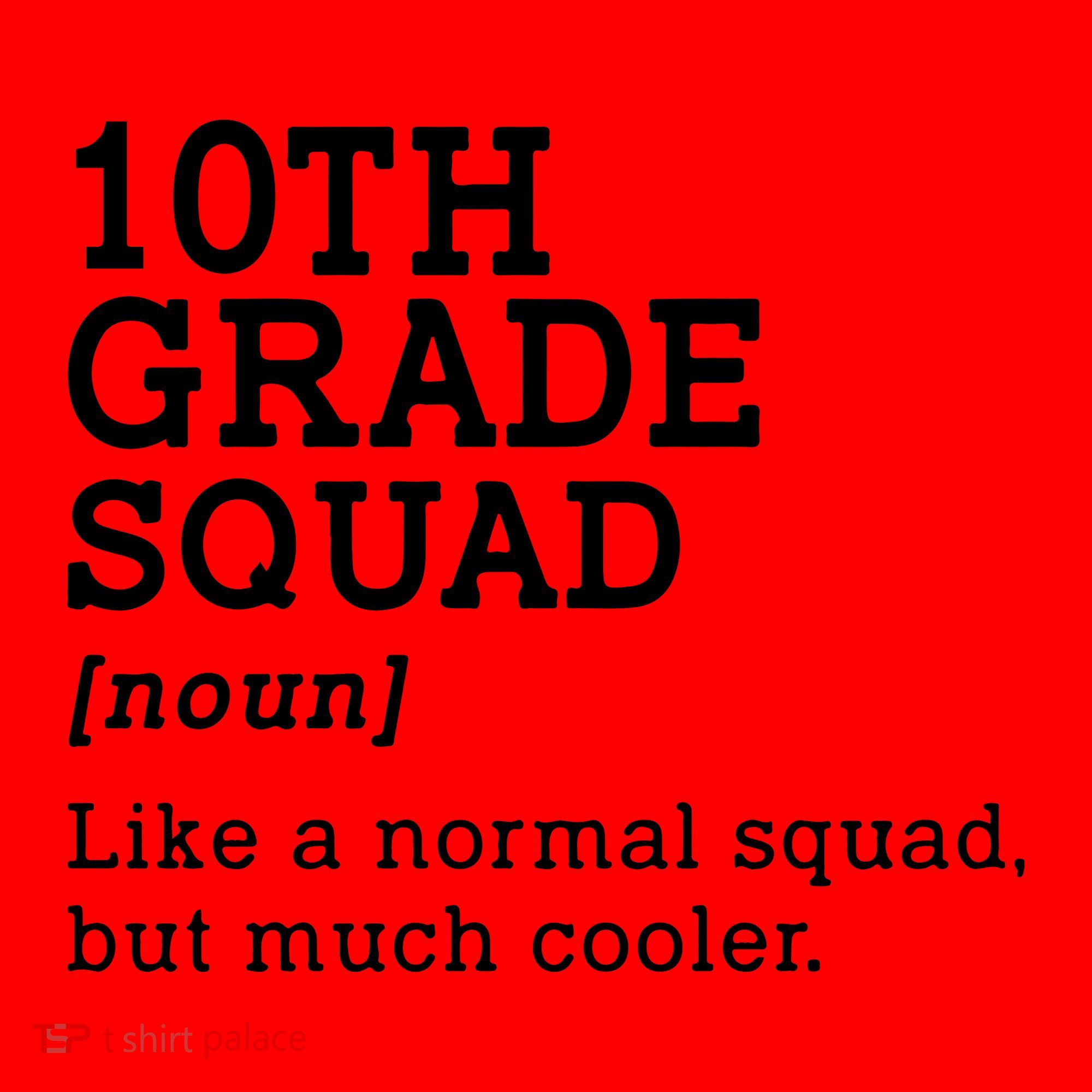 10th Tenth Grade Squad Student Teacher Back To School Gift Santa Hat