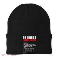 10 Things I Want In My Life Funny Car Lovers Beanie thumb 0