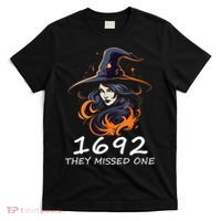 1692 They Missed One Funny Salem Halloween Men Women T-Shirt thumb 0