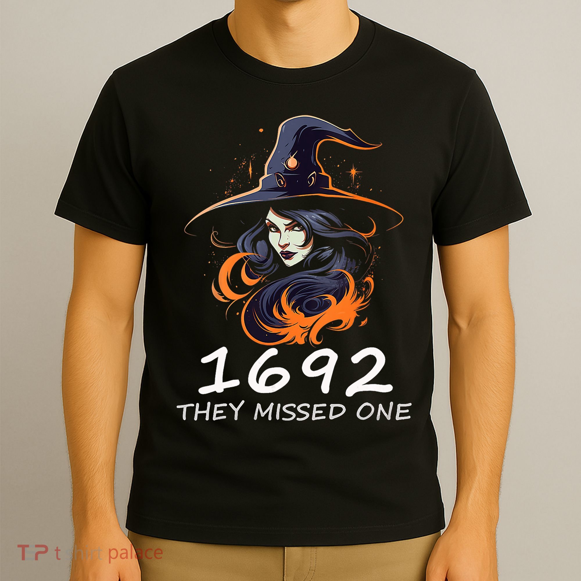 1692 They Missed One Funny Salem Halloween Men Women T-Shirt