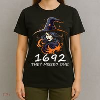 1692 They Missed One Funny Salem Halloween Men Women T-Shirt thumb 4