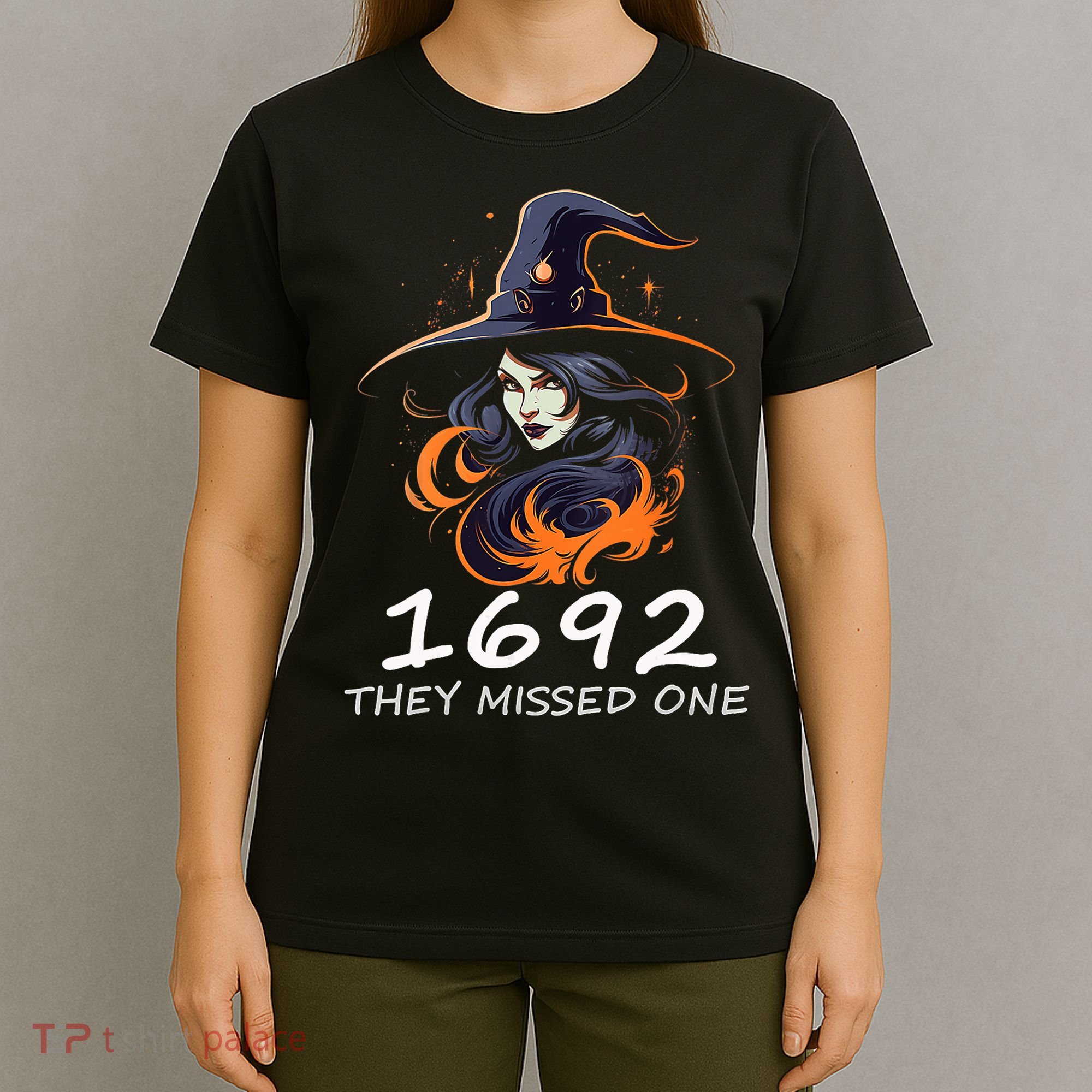 1692 They Missed One Funny Salem Halloween Men Women T-Shirt