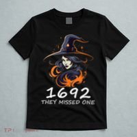1692 They Missed One Funny Salem Halloween Men Women T-Shirt thumb 5