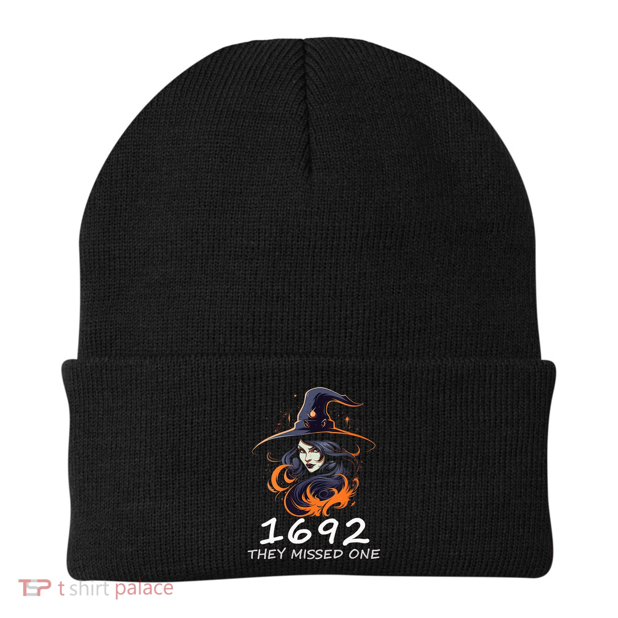 1692 They Missed One Funny Salem Halloween Men Women Beanie