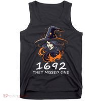1692 They Missed One Funny Salem Halloween Men Women Tank Top thumb 0