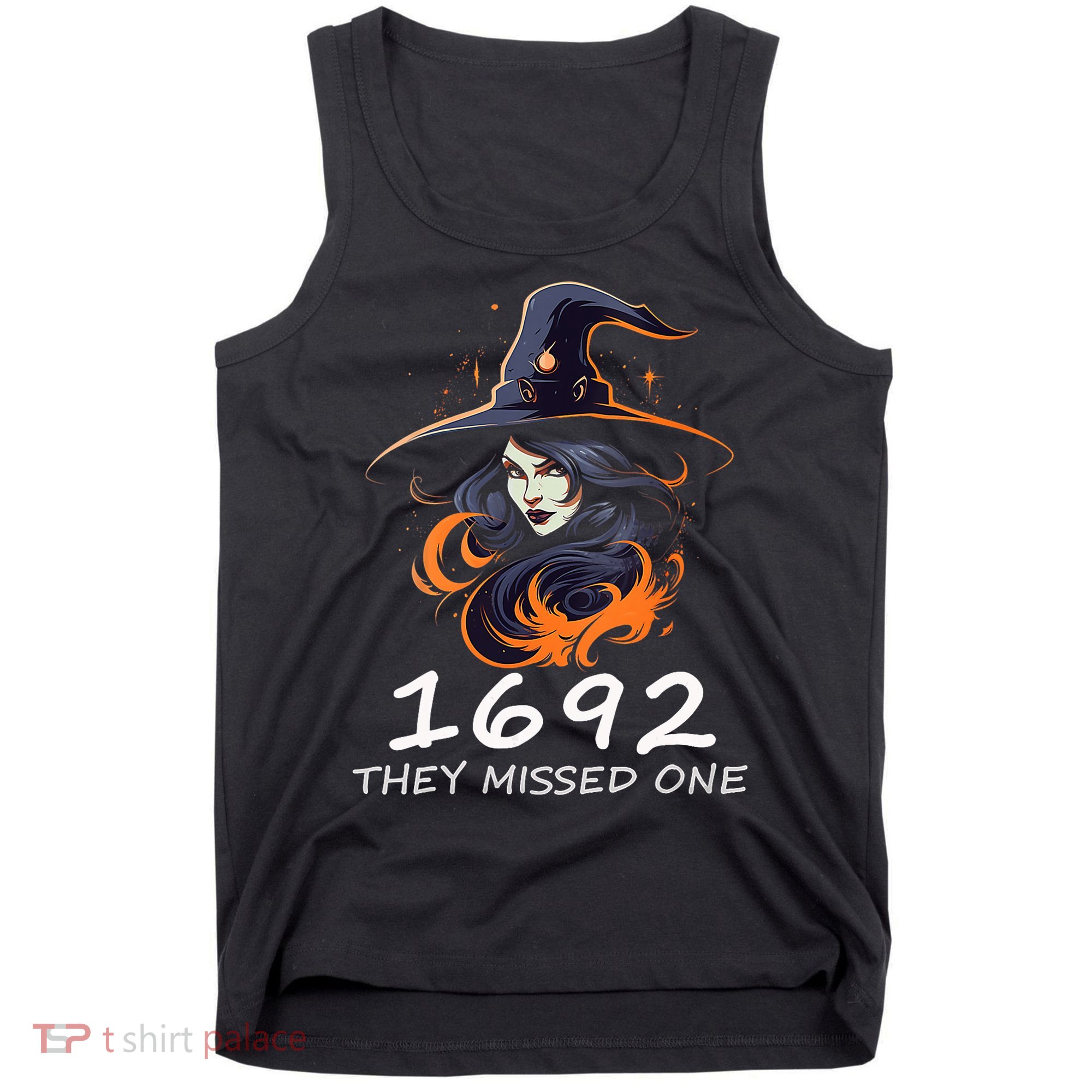 1692 They Missed One Funny Salem Halloween Men Women Tank Top