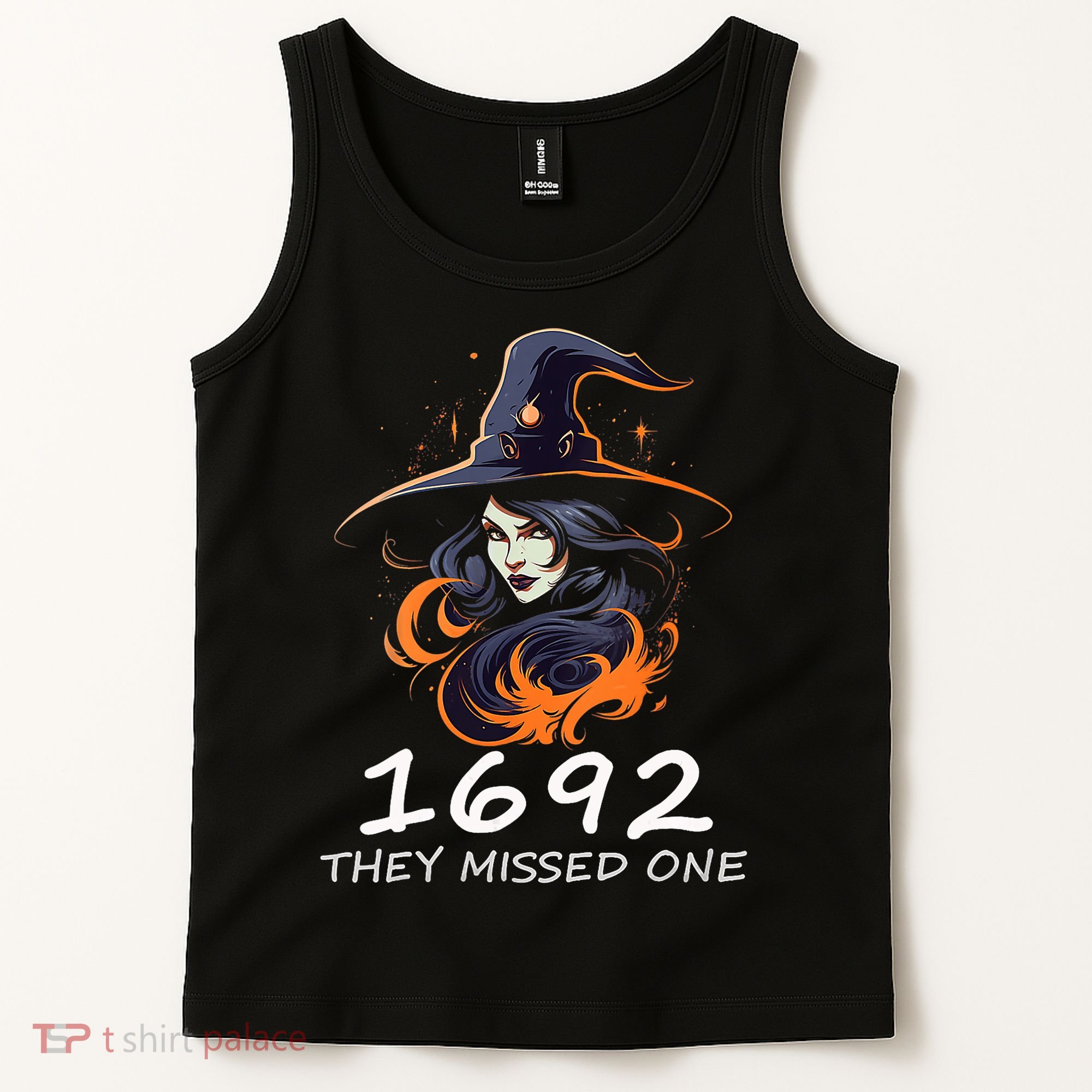 1692 They Missed One Funny Salem Halloween Men Women Tank Top