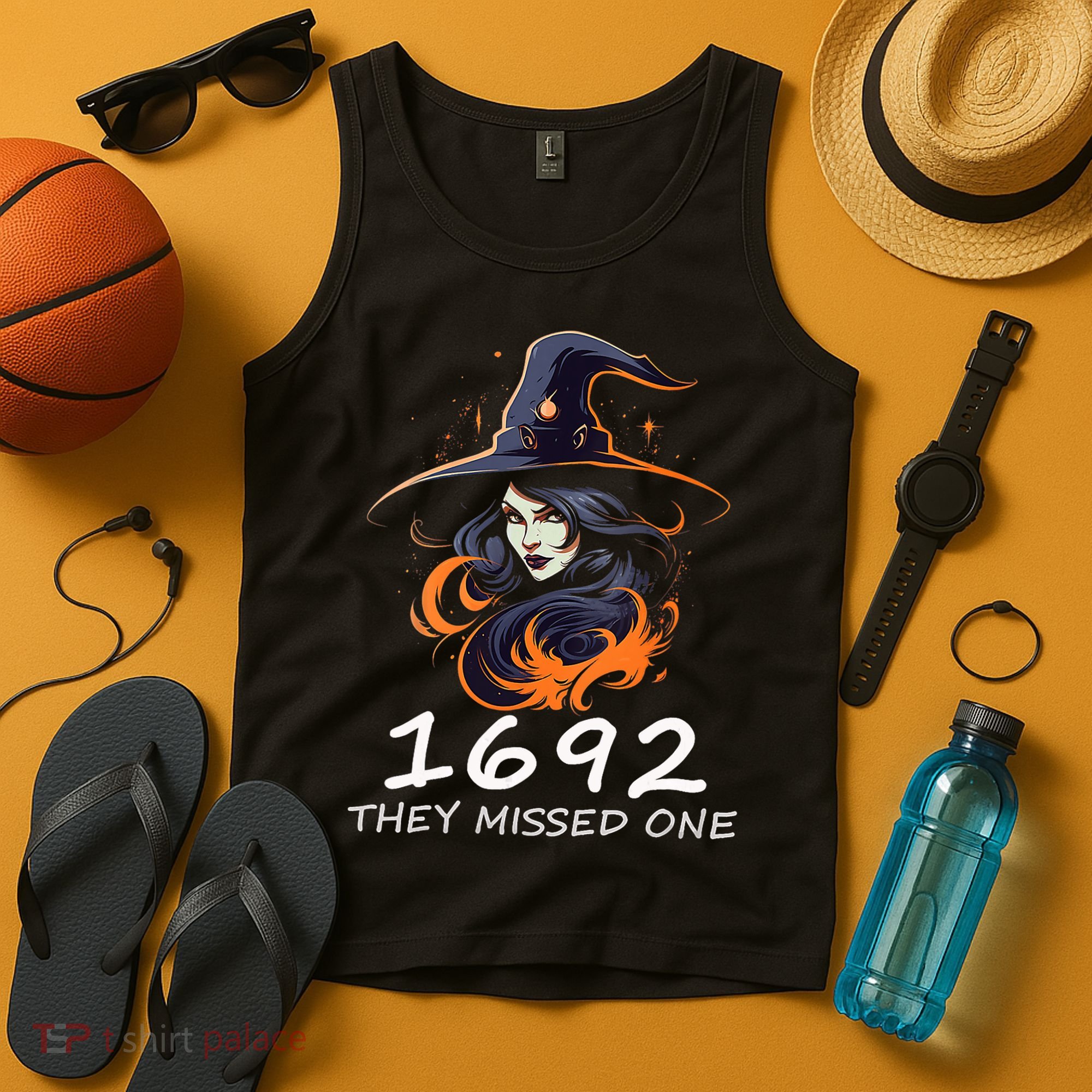1692 They Missed One Funny Salem Halloween Men Women Tank Top
