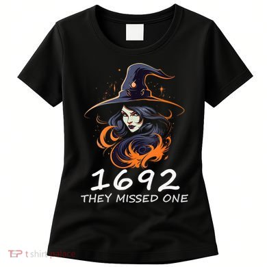 1692 They Missed One Funny Salem Halloween Men Women Women's T-Shirt