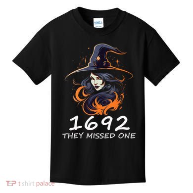 1692 They Missed One Funny Salem Halloween Men Women Kids T-Shirt