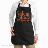 1692 They Missed One Salem Wo Halloween Distressed Apron thumb 2