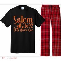 1692 They Missed One Salem Wo Halloween Distressed Pajama Set thumb 0