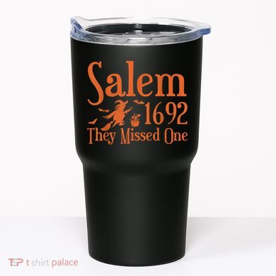 1692 They Missed One Salem Wo Halloween Distressed Tumbler