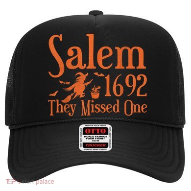1692 They Missed One Salem Wo Halloween Distressed Hat