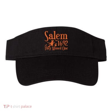 1692 They Missed One Salem Wo Halloween Distressed Visor